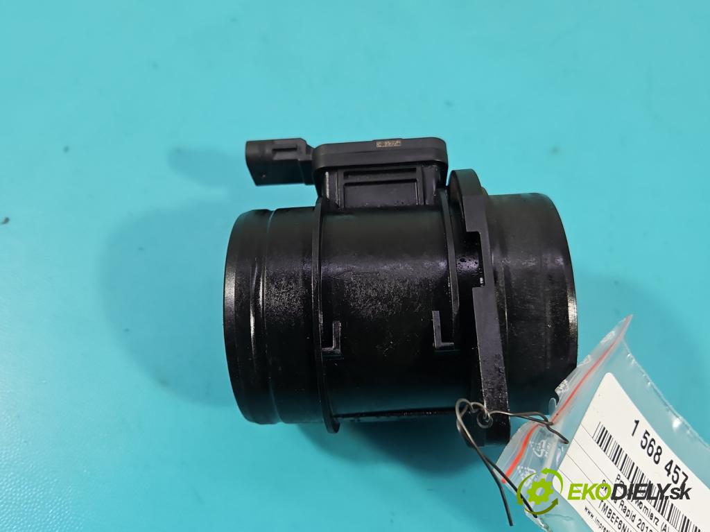 Skoda Rapid 2012-2019 1.4 tdi 90 HP manual 66 kW 1422 cm3 5- průtokoměr: 04L906461B (Váha vzduchu)