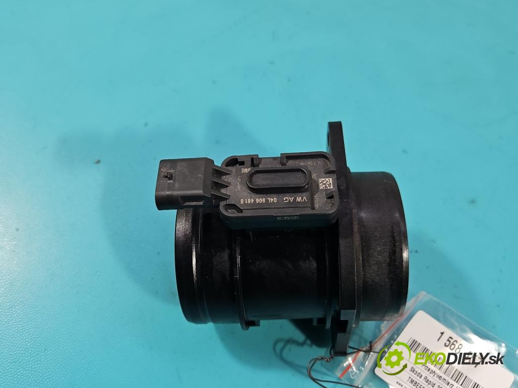 Skoda Rapid 2012-2019 1.4 tdi 90 HP manual 66 kW 1422 cm3 5- průtokoměr: 04L906461B (Váha vzduchu)