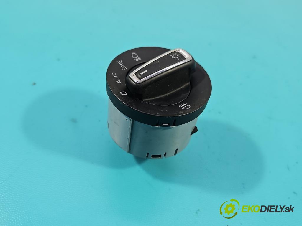 Skoda Rapid 2012-2019 1.4 tdi 90 HP manual 66 kW 1422 cm3 5- prepínač světla: na doska: 5JA941431B