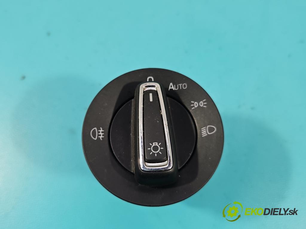 Skoda Rapid 2012-2019 1.4 tdi 90 HP manual 66 kW 1422 cm3 5- prepínač světla: na doska: 5JA941431B