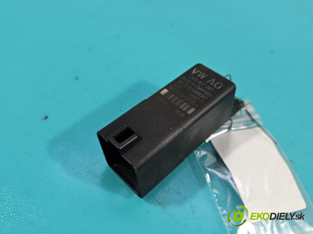 Skoda Rapid 2012-2019 1.4 tdi 90 hp manual 66 kW 1422 cm3 5- relé svíčky: žavícich: 04B907281 (Relé)