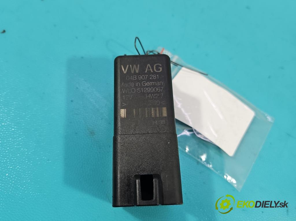 Skoda Rapid 2012-2019 1.4 tdi 90 HP manual 66 kW 1422 cm3 5- Relé: svíčky: zařicích: 04B907281 (Relé)