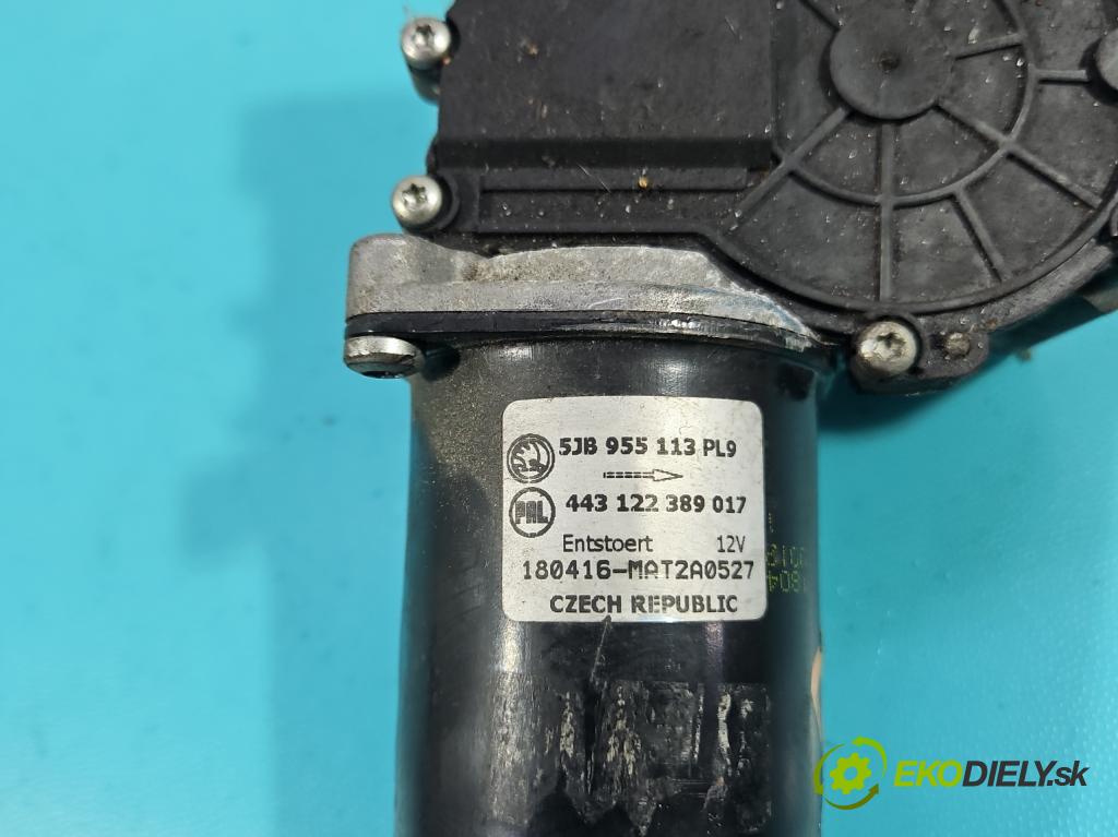 Skoda Rapid 2012-2019 1.4 tdi 90 hp manual 66 kW 1422 cm3 5- motor stěračů přední 5JB955113