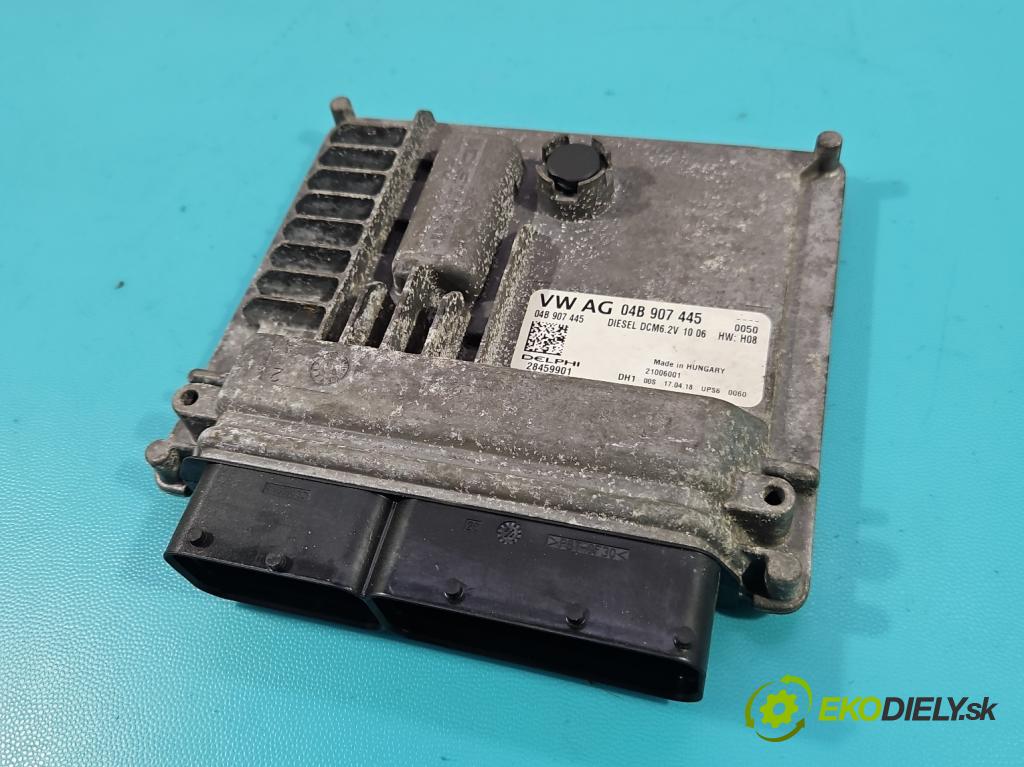 Skoda Rapid 2012-2019 1.4 tdi 90 HP manual 66 kW 1422 cm3 5- riadiaca jednotka motora 04B907445