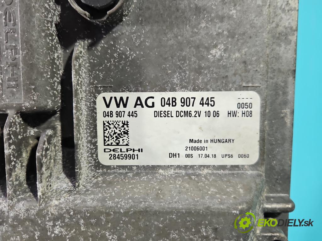 Skoda Rapid 2012-2019 1.4 tdi 90 hp manual 66 kW 1422 cm3 5- řídící jednotka motoru 04B907445