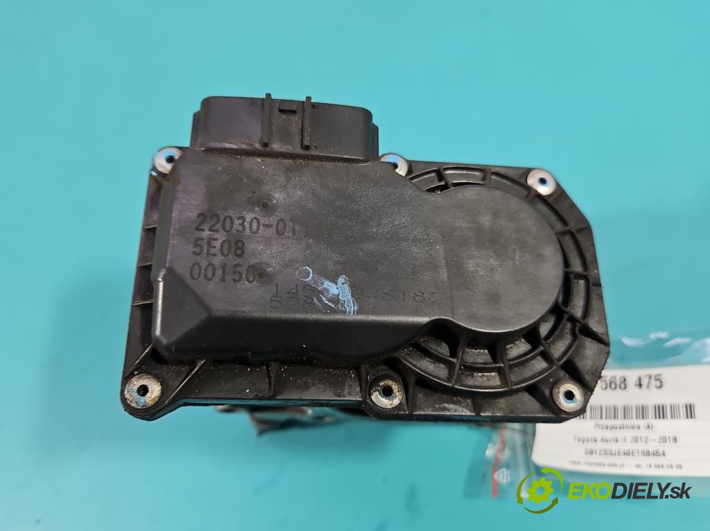 Toyota Auris II 2012-2018 1.8 16V 99 hp automatic 73 kW 1798 cm3 5- škrticí klapka 22030-0T110 (Škrticí klapka)