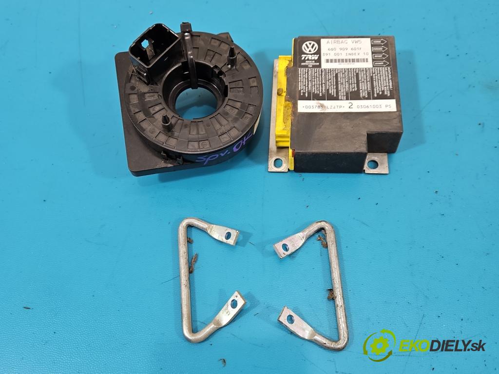 Vw Polo IV 9N 2001-2009 1.2 6V 54 HP manual 40 kW 1198 cm3 5- airbag vzduchové soubor: