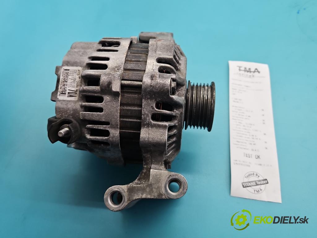 Mazda 2 I 2003-2007 1.2 16V 75 HP manual 55 kW 1242 cm3 5- Alternator 2S6T-10300-CB (Alternátor)