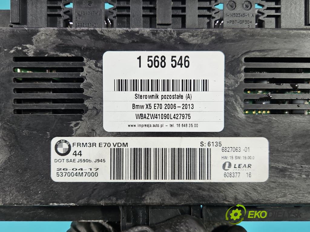 Bmw X5 E70 2006-2013 3.0d 245KM automatic 180 kW 2993 cm3 5- riadiaca jednotka ostatné 6827063