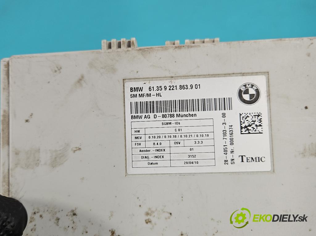 Bmw X5 E70 2006-2013 3.0d 245KM automatic 180 kW 2993 cm3 5- řídící jednotka 9221863