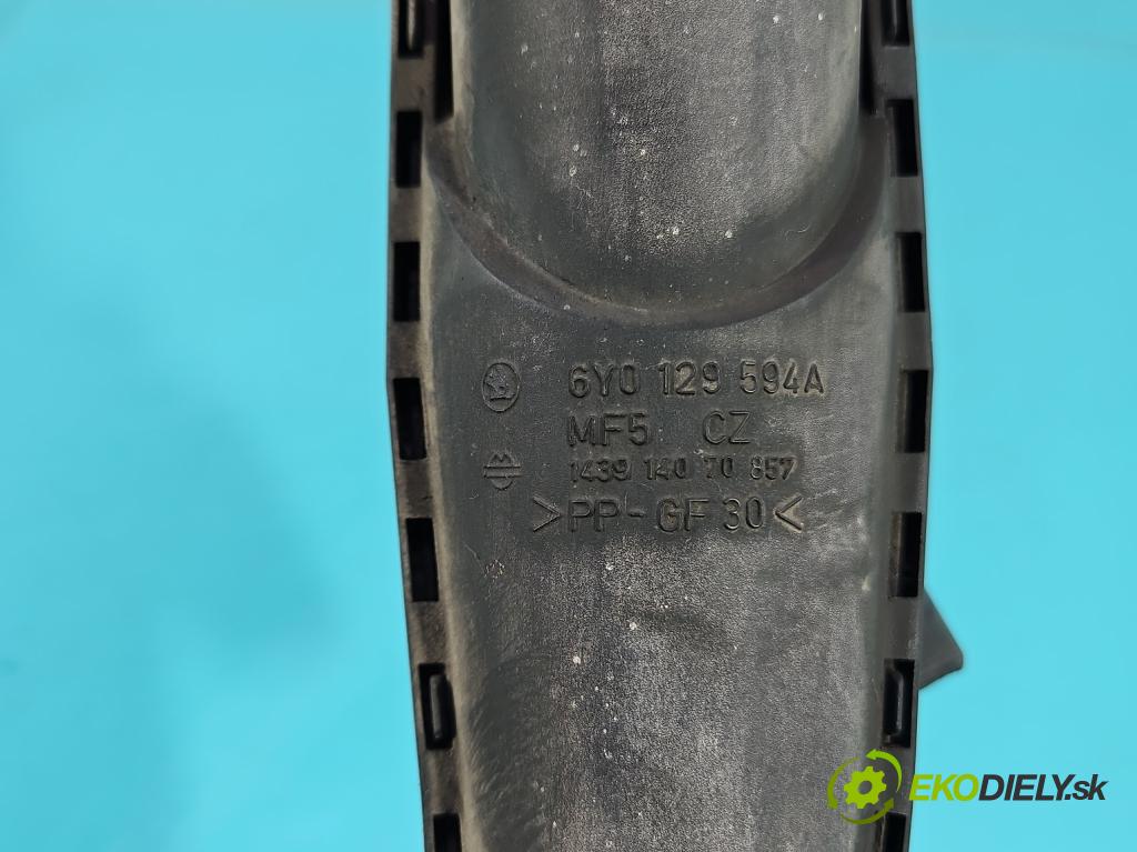 Skoda Fabia I 1999-2007 1.4 MPI 68 hp manual 50 kW 1397 cm3 5- obal filtra vzduchu 6Y0129607C (Kryt vzduchového filtru)