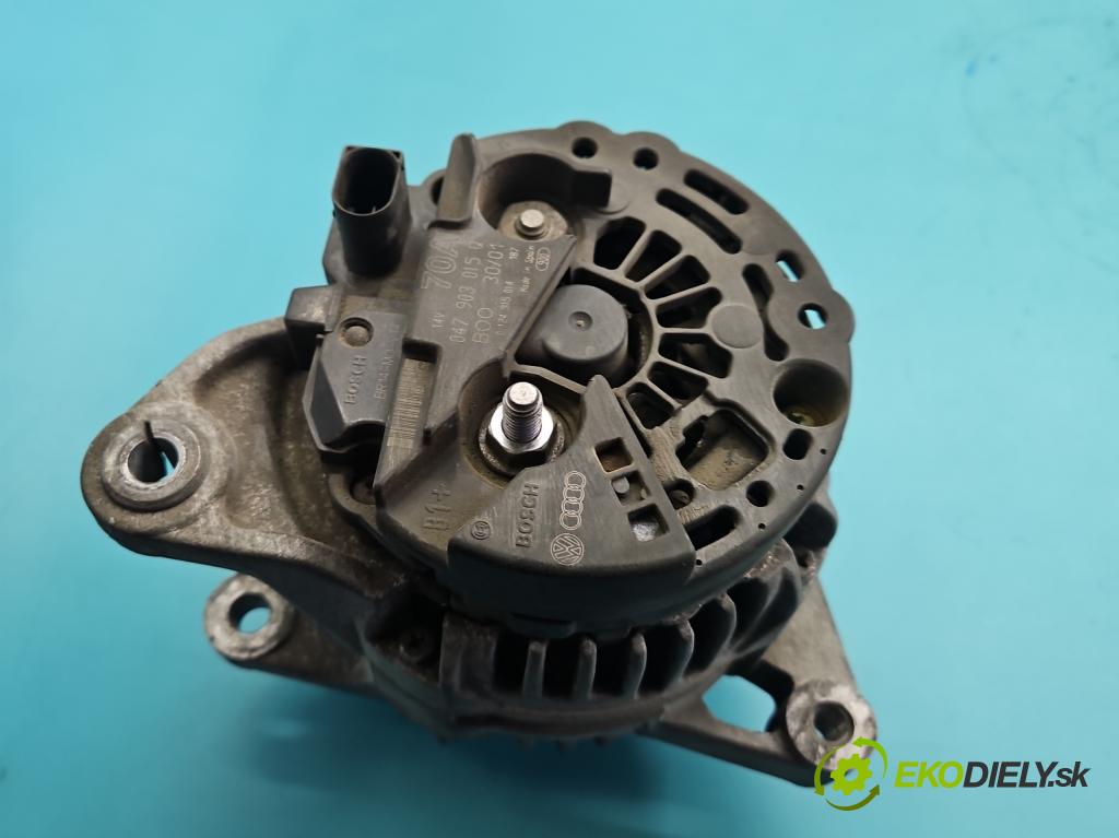 Skoda Fabia I 1999-2007 1.4 MPI 68 HP manual 50 kW 1397 cm3 5- Alternator 0124315014 (Alternátor)