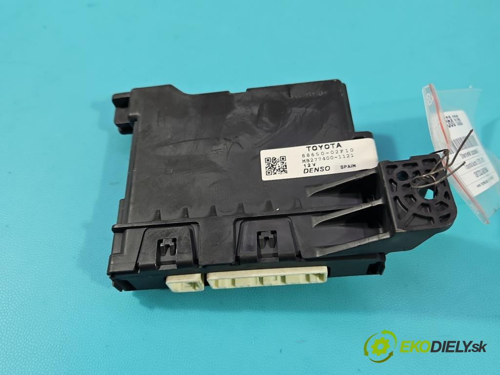 Toyota Auris II 2012-2018 1.8 16V 99 HP automatic 73 kW 1798 cm3 5- riadiaca jednotka ostatné 88650-02F10