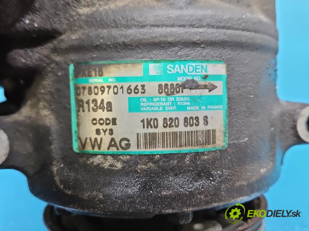 Vw Passat B6 2005-2010 2.0 tdi 140 HP manual 103 kW 1968 cm3 5- Kompresor: klimatizácie 1K0820803S (Kompresor klimatizácie)