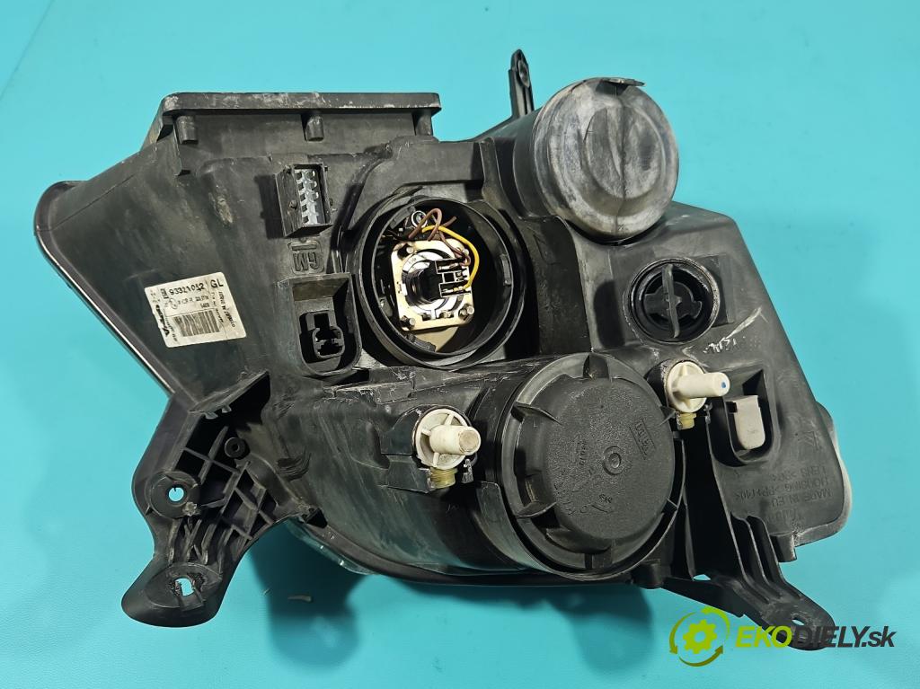 Opel Meriva A 2002-2010 1.6 16V 105 hp automatic 77 kW 1598 cm3 5- světlo levý 93321052 (Klika dveří ostatní)