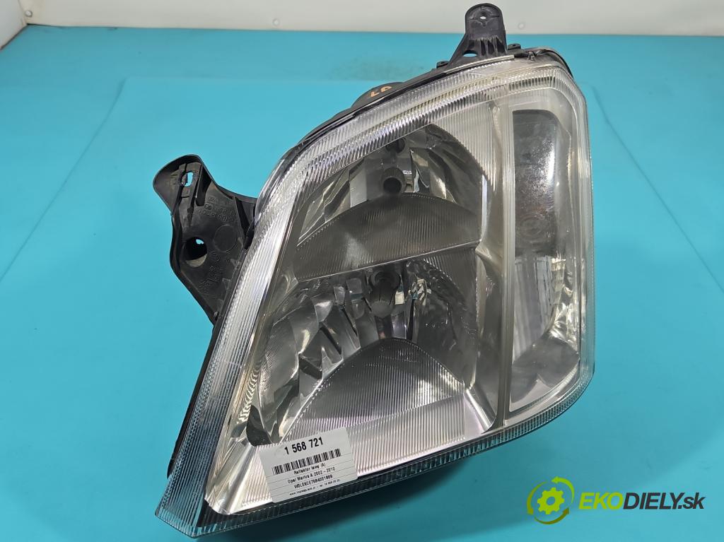 Opel Meriva A 2002-2010 1.6 16V 105 hp automatic 77 kW 1598 cm3 5- světlo levý 93321052 (Klika dveří ostatní)