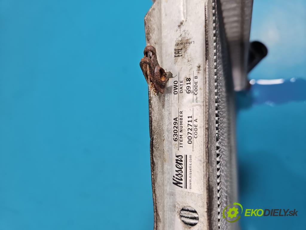 Opel Astra III 2004-2014 1.7 cdti 80 HP manual 59 kW 1686 cm3 5- chladič voda:  (Chladič vody)