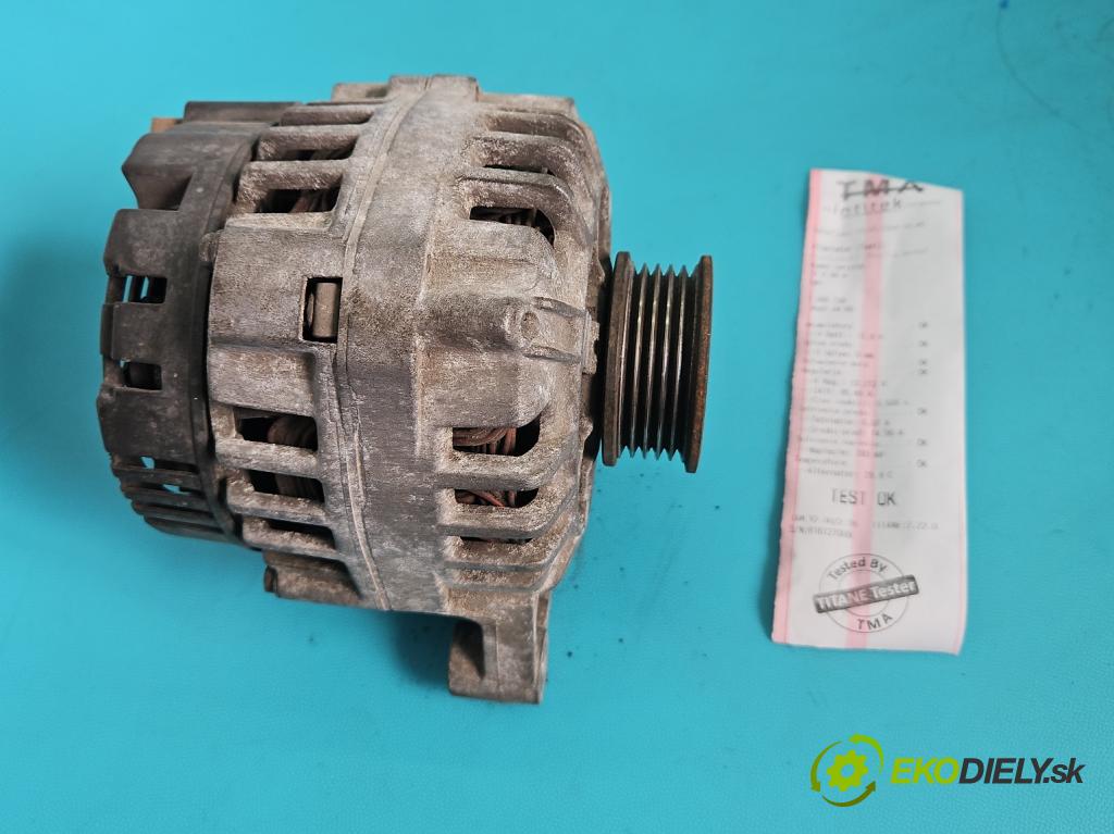 Audi A4 B5 1994-2001 1.8 20V 125 HP manual 92 kW 1781 cm3 5- Alternator 06B903016D (Alternátor)
