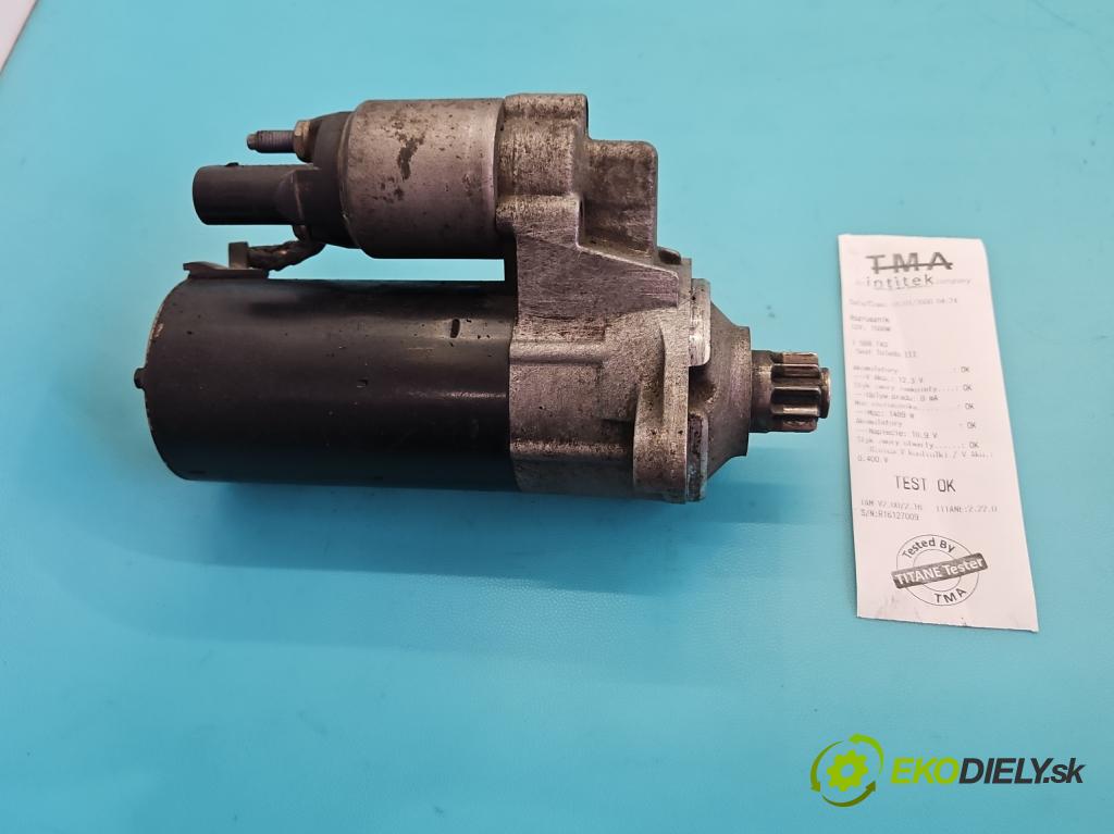 Seat Toledo III 2004-2009 2.0 tdi BKD 140 hp automatic 103 kW 1968 cm3 5- startér:  (Startér)