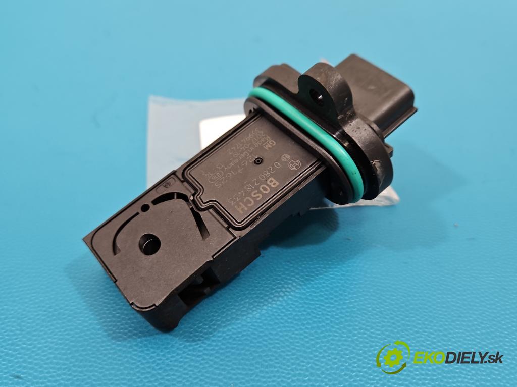 Opel Astra V  2015-2022 1.4 T 125 hp manual 92 kW 1399 cm3 5- váha vzduchu 0280218433 (Snímač hmotnosti vzduchu)