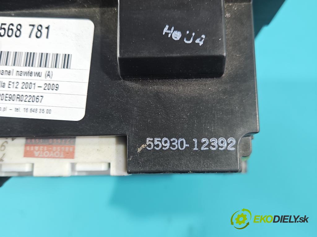 Toyota Corolla E12 2001-2009 2.0 D4D 116 HP manual 85 kW 1995 cm3 5- panel kúrenia 55411-1A240