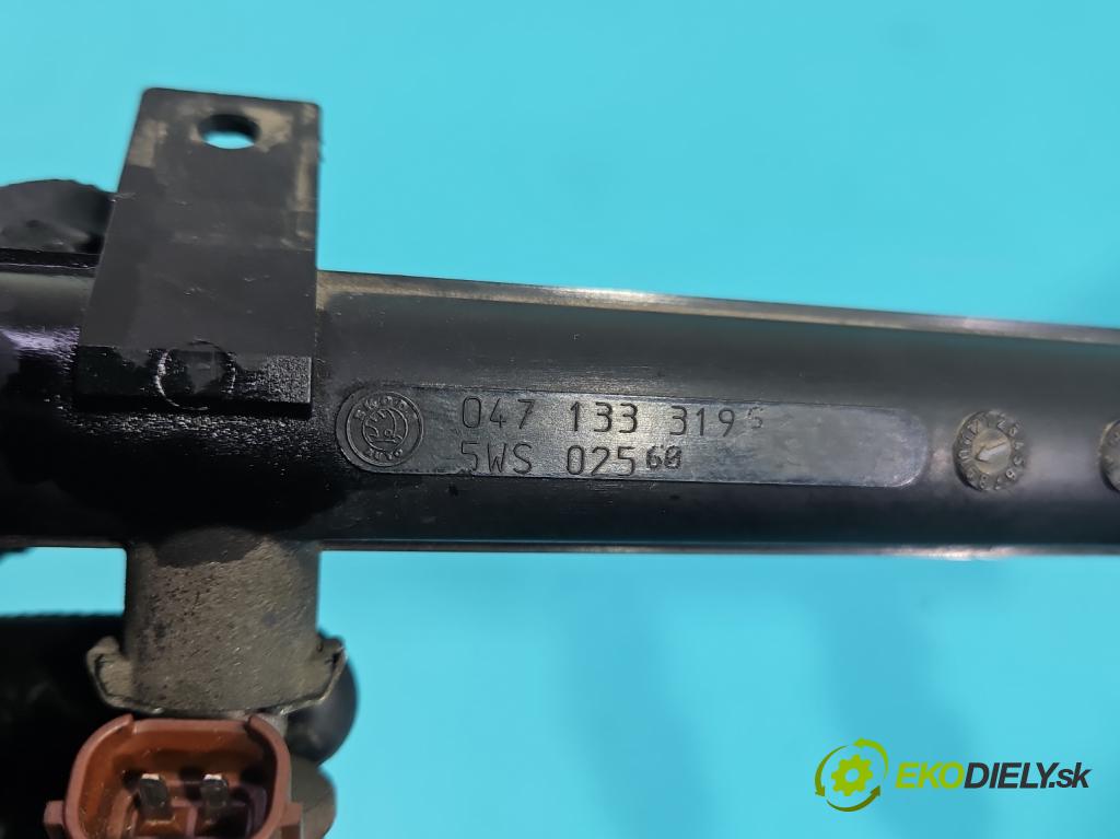 Skoda Fabia I 1999-2007 1.4 mpi 68 HP manual 50 kW 1397 cm3 4- vstrek 047906031C (Vstrekovač paliva)