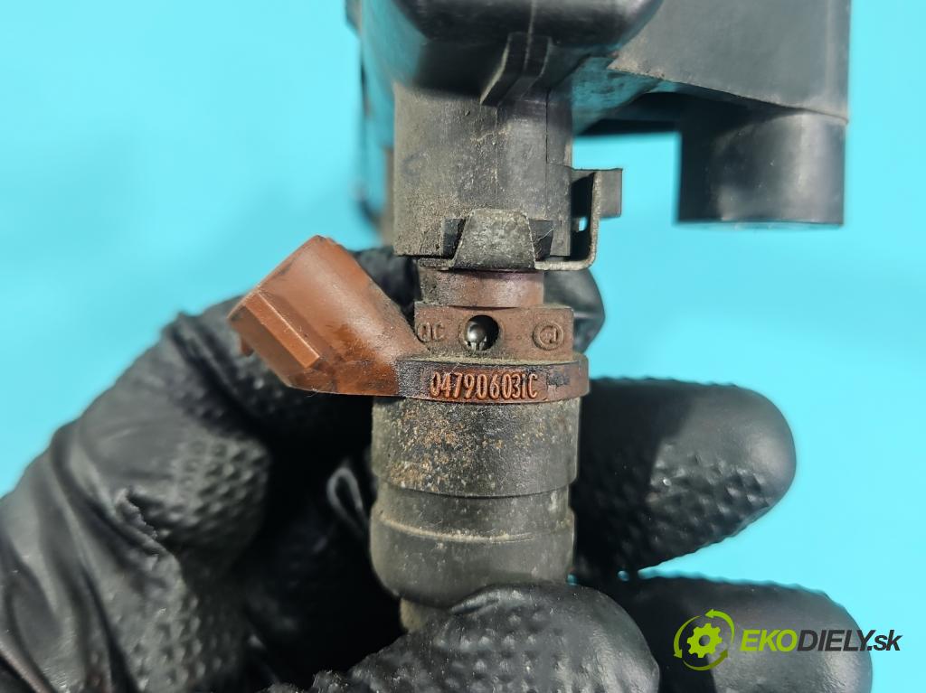 Skoda Fabia I 1999-2007 1.4 mpi 68 HP manual 50 kW 1397 cm3 4- vstrek 047906031C (Vstrekovač paliva)