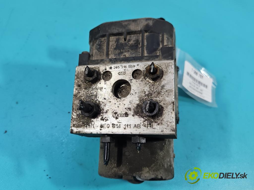 Audi A4 B5 1994-2001 1.8 20V 125 HP manual 92 kW 1781 cm3 5- čerpadlo abs 8E0614111AB (Pumpa ABS)