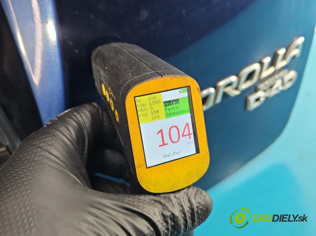 Toyota Corolla E12 2001-2009 2.0 D4D 116 hp manual 85 kW 1995 cm3 5- zadní kufrové dveře  (Zadní kapota (kufr))