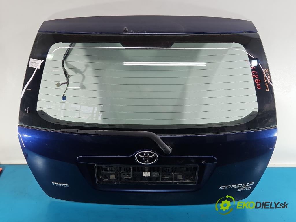 Toyota Corolla E12 2001-2009 2.0 D4D 116 hp manual 85 kW 1995 cm3 5- zadní kufrové dveře  (Zadní kapota (kufr))