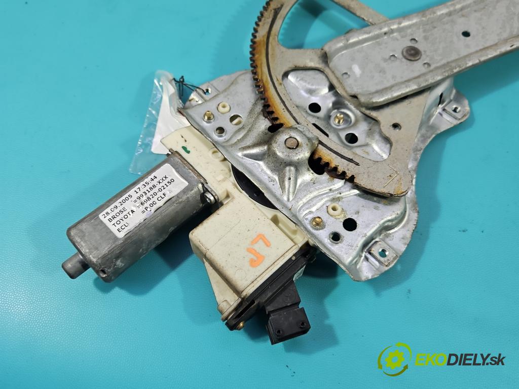 Toyota Corolla E12 2001-2009 2.0 D4D 116 HP manual 85 kW 1995 cm3 5- mechanizmus okna predné ľavý 993188