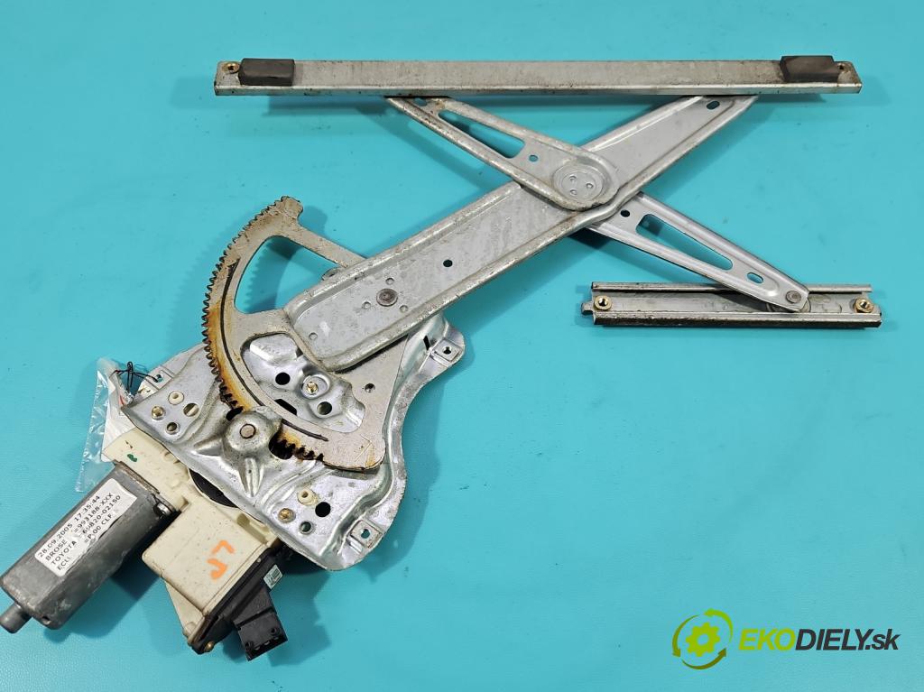 Toyota Corolla E12 2001-2009 2.0 D4D 116 HP manual 85 kW 1995 cm3 5- mechanizmus okna predné ľavý 993188