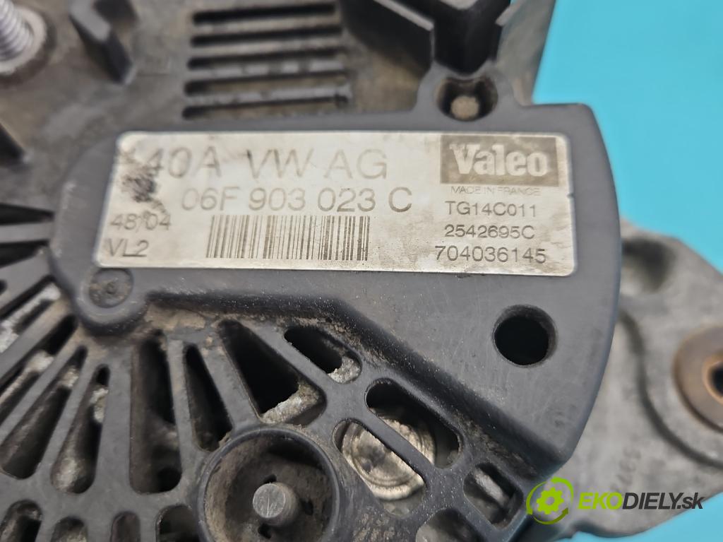 Seat Toledo III 2004-2009 2.0 tdi BKD 140 HP automatic 103 kW 1968 cm3 5- Alternator 06F903023C (Alternátor)