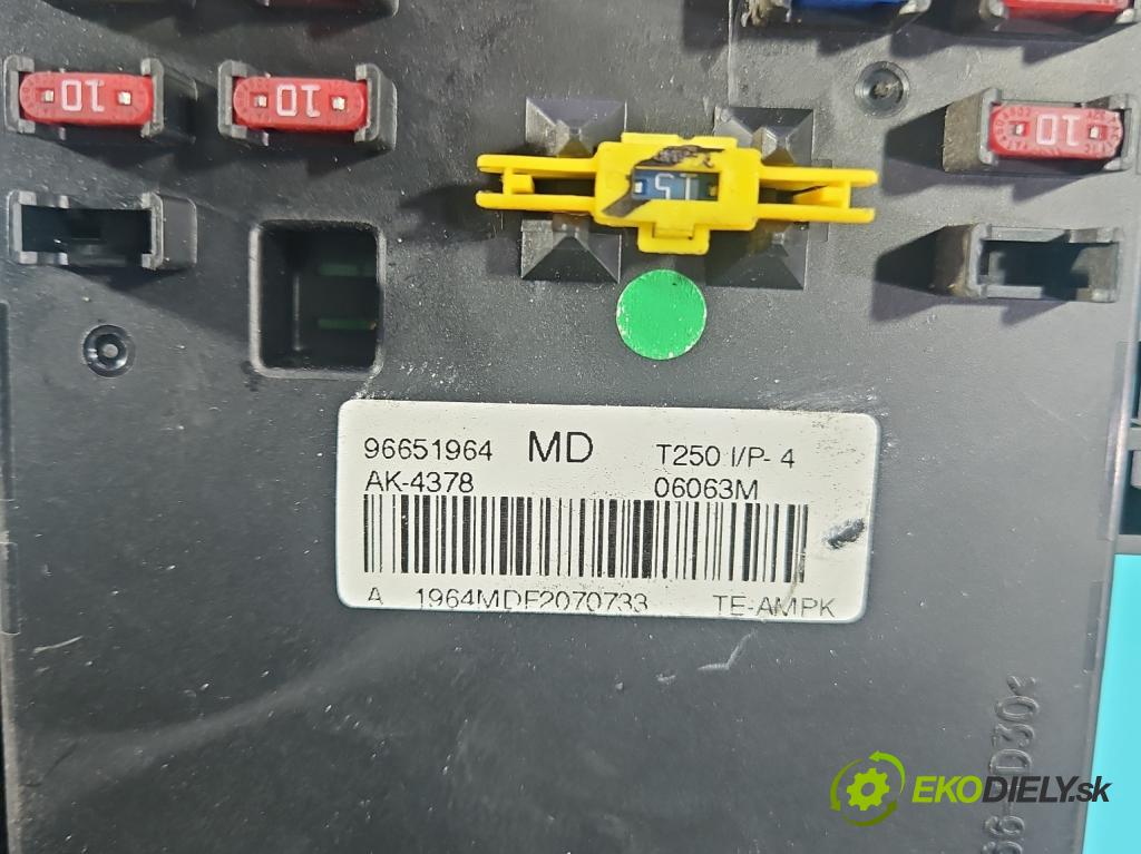 Chevrolet Aveo T250 2006-2011 1.2 8V 72 HP manual 53 kW 1150 cm3 4- riadiaca jednotka motora 96435561