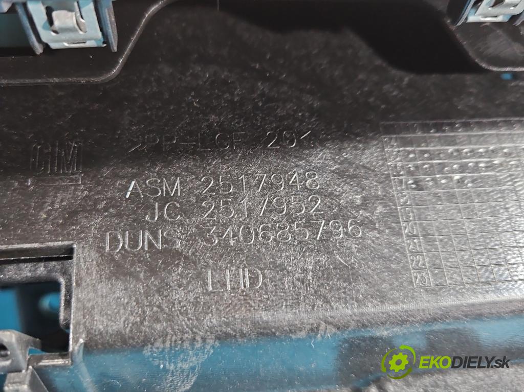 Opel Astra V  2015-2022 1.4 T 125 HP manual 92 kW 1399 cm3 5- kokpit,pristrojová doska rozdeľovacia 13367763