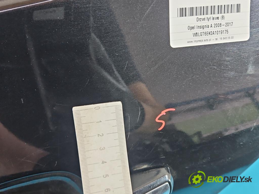 Opel Insignia A 2008-2017 2.0 cdti 131 hp manual 96 kW 1956 cm3 5- dveře zadní levé  (Klika dveří ostatní)
