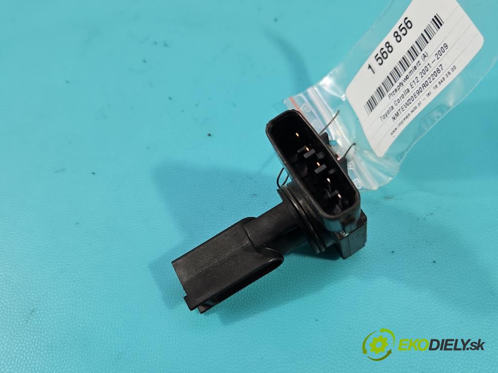 Toyota Corolla E12 2001-2009 2.0 D4D 116 HP manual 85 kW 1995 cm3 5- průtokoměr: 22204-27010 (Váha vzduchu)