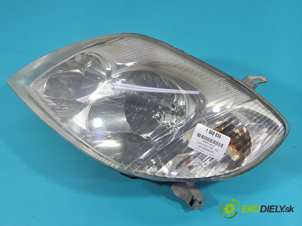 Toyota Corolla E12 2001-2009 2.0 D4D 116 HP manual 85 kW 1995 cm3 5- Reflektor: ľavý  (Kľučka dverí ostatné)