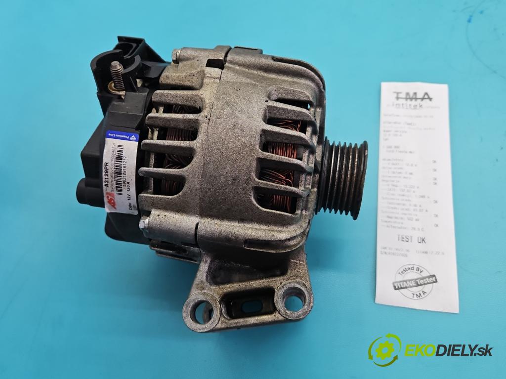 Ford Fiesta Mk7 2008-2017 1.2 16V 82 HP manual 60 kW 1242 cm3 5- Alternator  (Alternátor)