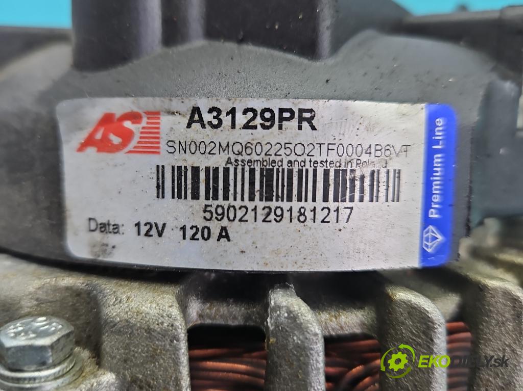 Ford Fiesta Mk7 2008-2017 1.2 16V 82 HP manual 60 kW 1242 cm3 5- Alternator  (Alternátor)