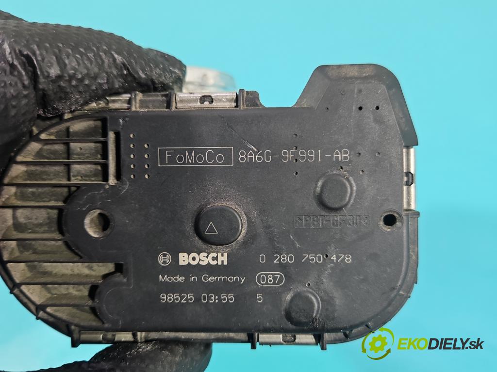 Ford Fiesta Mk7 2008-2017 1.2 16V 82 HP manual 60 kW 1242 cm3 5- klapka 8A6G-9F991-AB (Škrtiaca klapka)