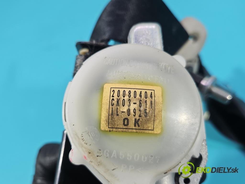 Mazda 2 II 2007-2014 1.3 16V 86 hp manual 63 kW 1349 cm3 3- stěna bezpečnost přední pravý