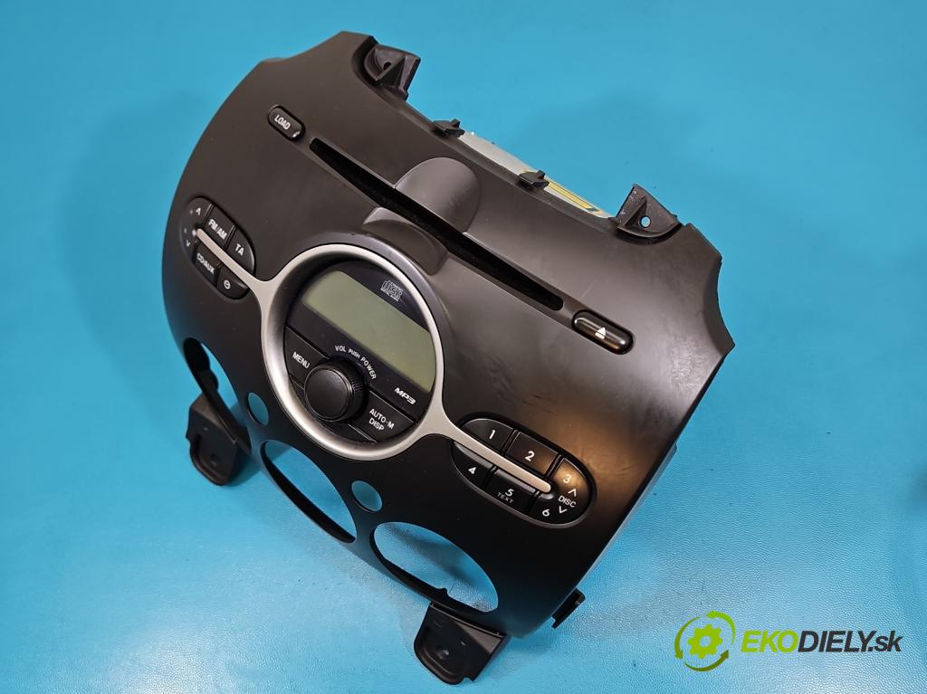 Mazda 2 II 2007-2014 1.3 16V 86 HP manual 63 kW 1349 cm3 3- Radio originál DF7466AR0