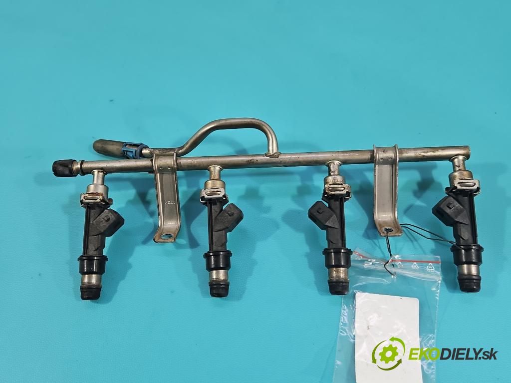 Opel Meriva A 2002-2010 1.6 16V 105 hp automatic 77 kW 1598 cm3 5- vstřikovač 25343299 (Vstřikovač paliva)