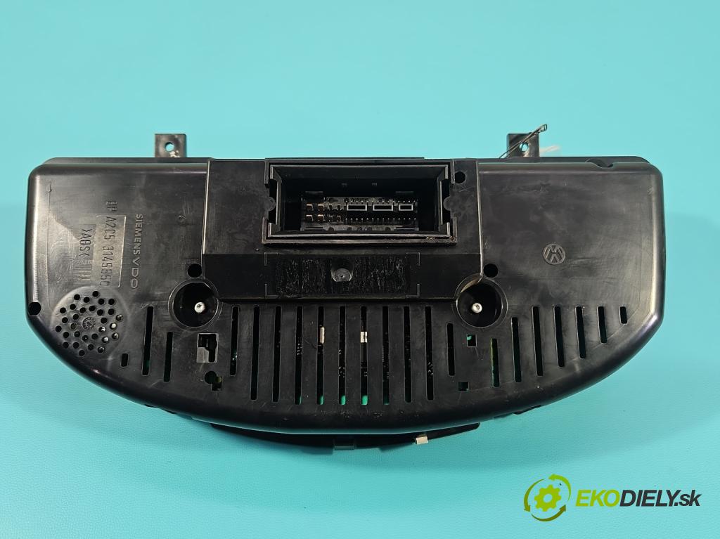Vw Passat B6 2005-2010 1.6 8V 102 HP manual 75 kW 1595 cm3 5- prístrojovka/ budíky A2C53145550 (Prístrojová doska)