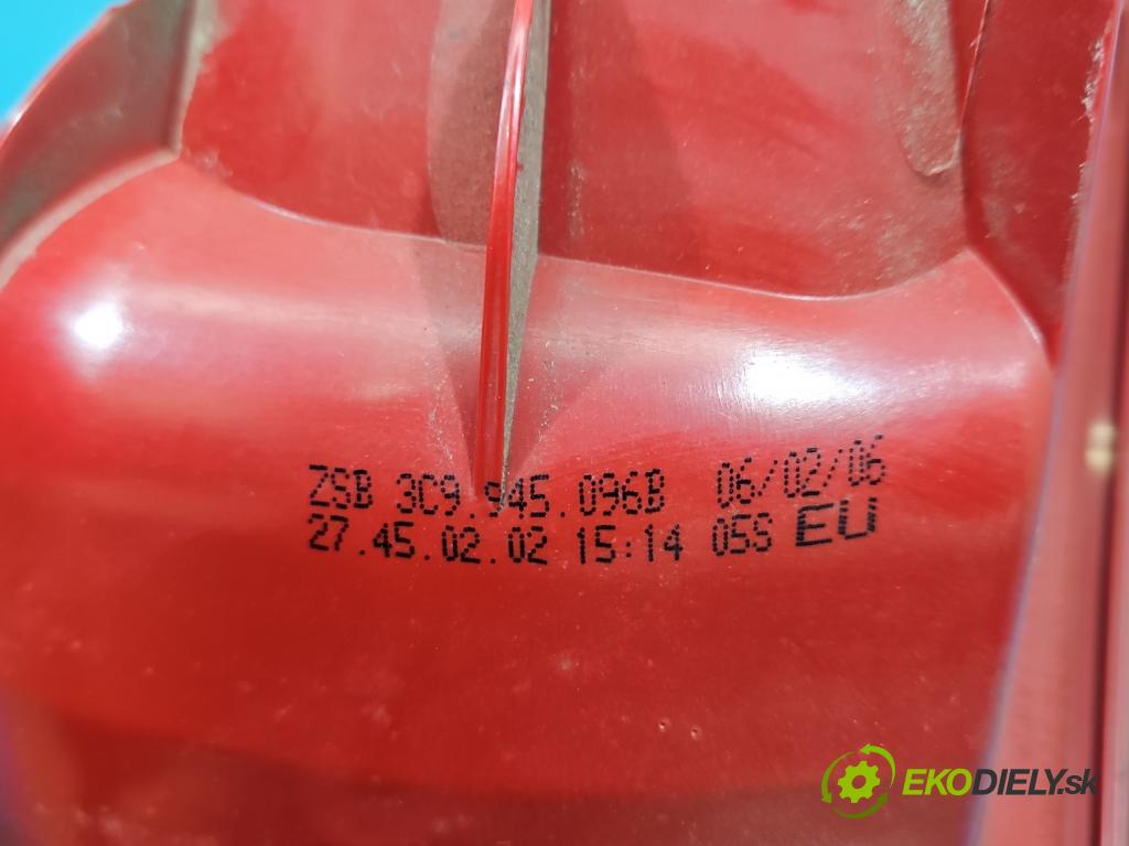 Vw Passat B6 2005-2010 1.6 8V 102 HP manual 75 kW 1595 cm3 5- svetlo / reflektor zadné pravé 3C9945096B (Kľučka dverí ostatné)