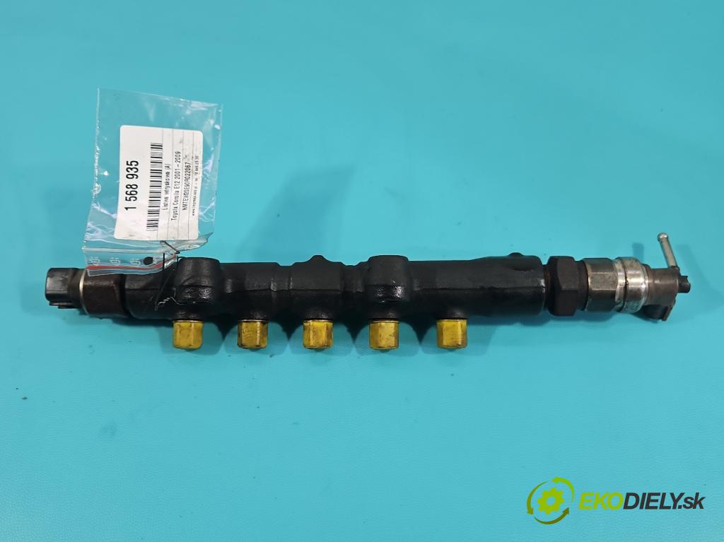 Toyota Corolla E12 2001-2009 2.0 D4D 116 HP manual 85 kW 1995 cm3 5- lišta vstrekovacia (Vstrekovacia lišta)