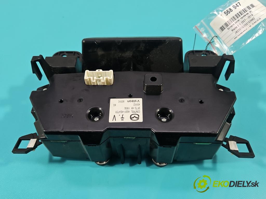 Mazda 2 II 2007-2014 1.3 16V 86 HP manual 63 kW 1349 cm3 3- panel kúrenia DF7361190G