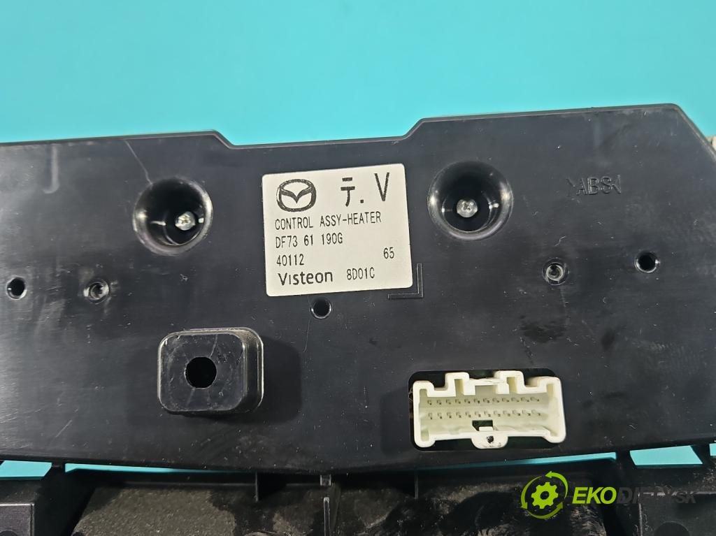 Mazda 2 II 2007-2014 1.3 16V 86 HP manual 63 kW 1349 cm3 3- panel kúrenia DF7361190G