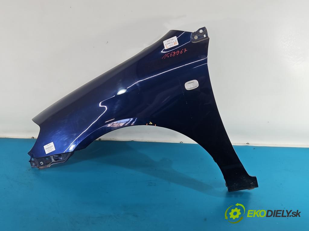 Toyota Corolla E12 2001-2009 2.0 D4D 116 hp manual 85 kW 1995 cm3 5- blatnik přední levý  (Levý přední blatník)